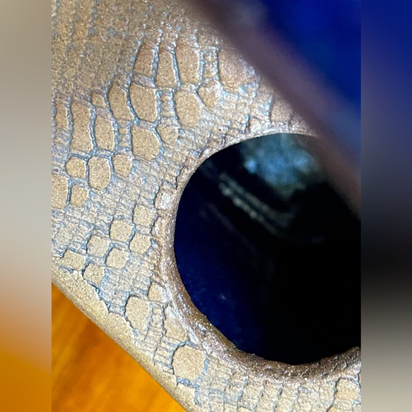 rare tea-pot with top Handled , Hand Built and Lace Textured of Stoneware NEW - Picture 4 of 14